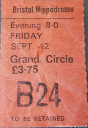 Bristol Hippodrome Ticket